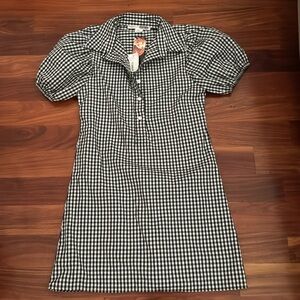 A necessary objects dress in blue gingham dress in size small :)